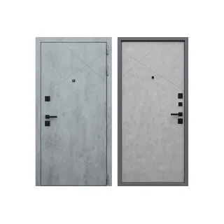Входная дверь АСД Дуэт Б Бетон Светлый